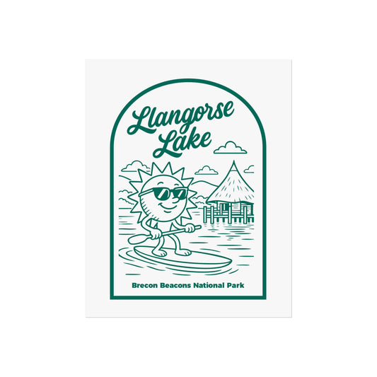 Llangorse Lake Fine Art Poster — Bannau Brycheiniog