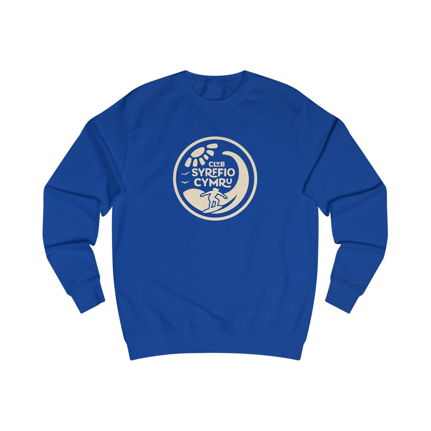 'Clwb Syrffio Cymru' Unisex Sweatshirt - Welsh Coastal Jumper