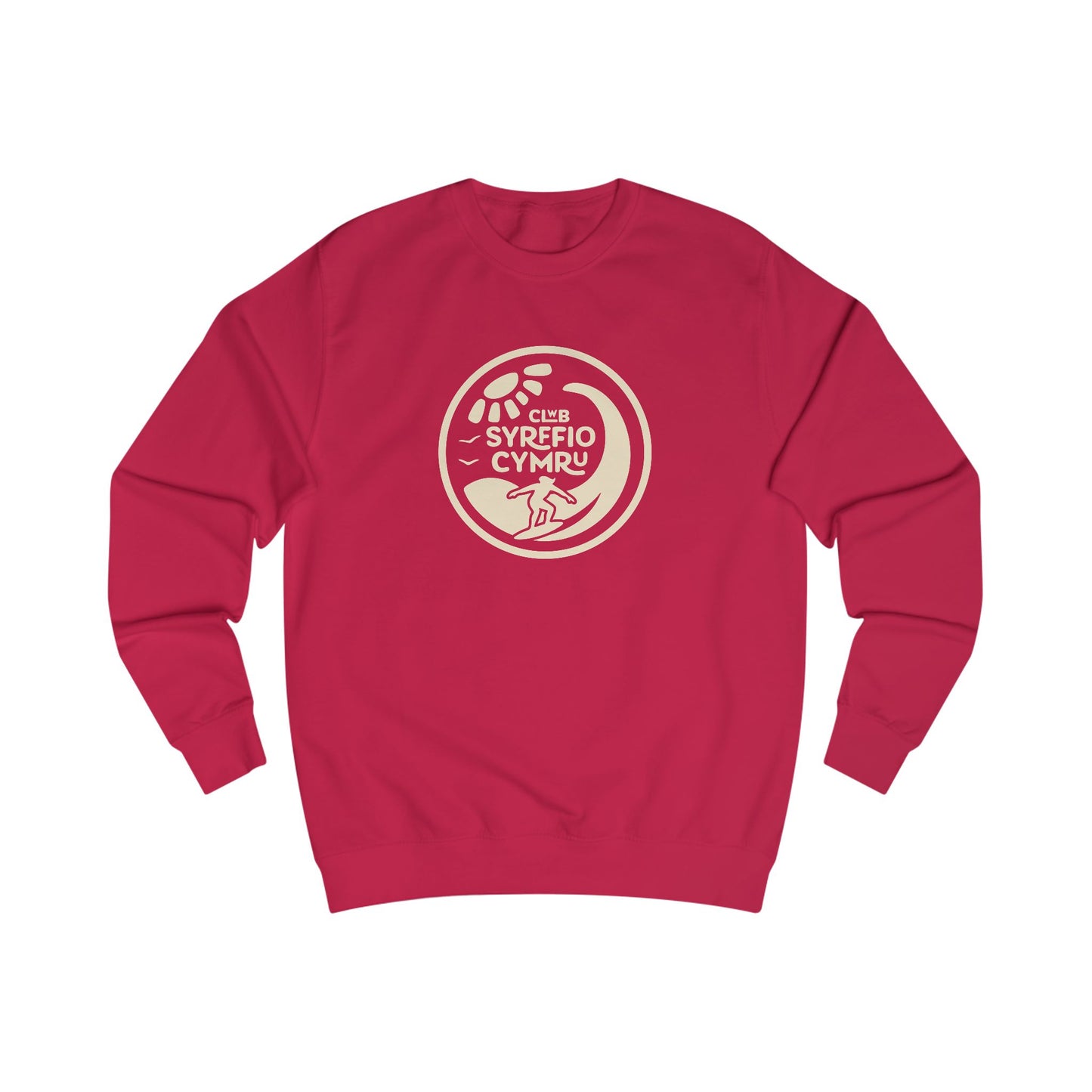 'Clwb Syrffio Cymru' Unisex Sweatshirt - Welsh Coastal Jumper
