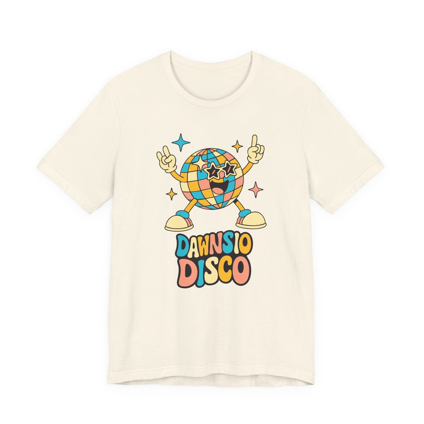 'Dawnsio Disco' Unisex T-Shirt - Retro Disco Ball Tee