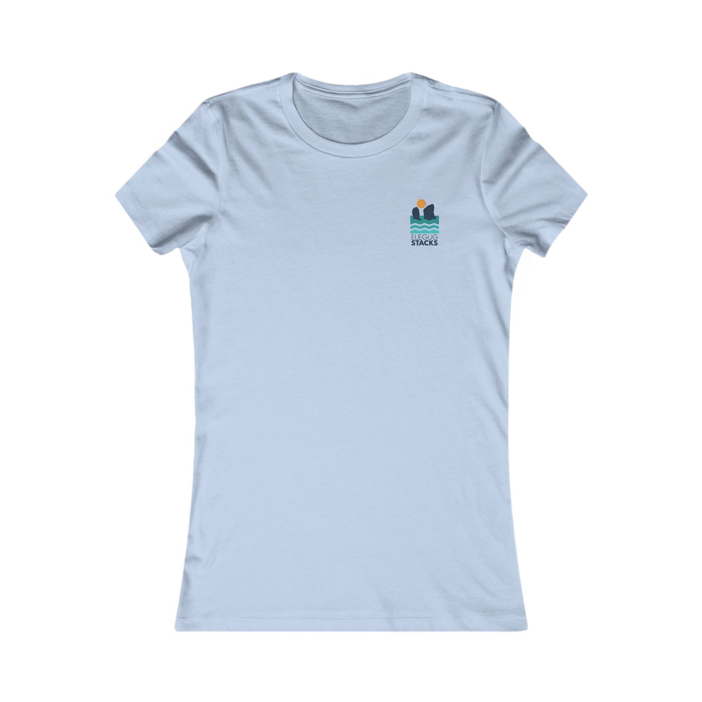Women's 'Elegug Stacks' Tee - Minimal Coastal