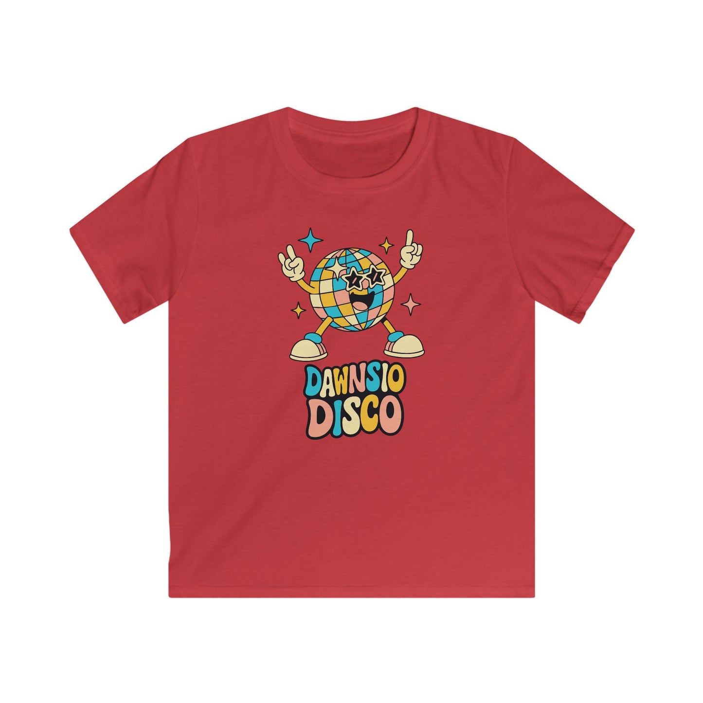 Kids Disco Tee – 'Dawnsio Disco' Retro Graphic Shirt