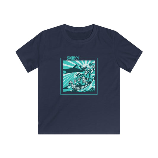 Kids Viking Graphic Tee - 'Sveinsey' - Swansea T-Shirt