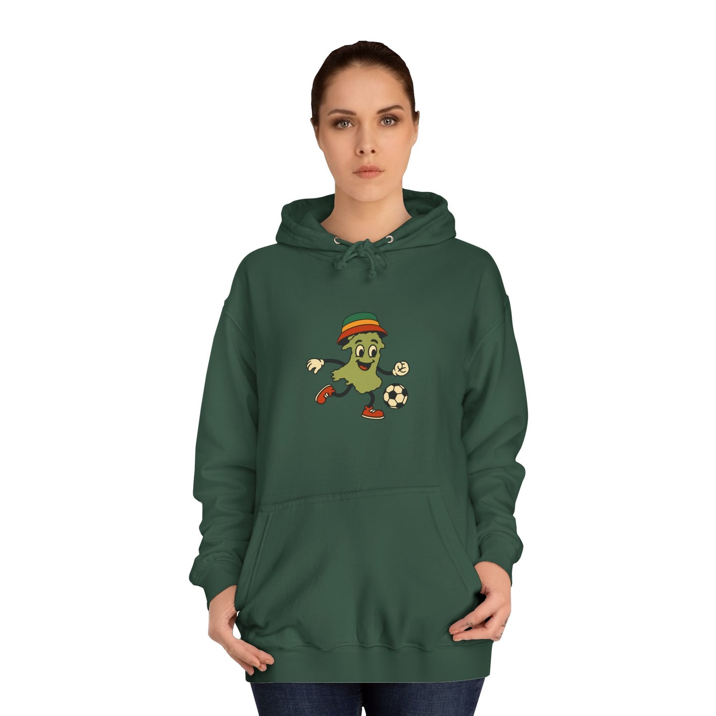 Retro Wales Map Football Hoodie (Unisex)