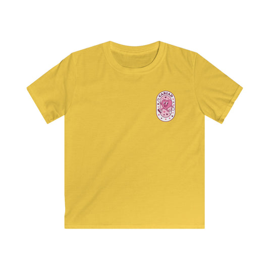 Kids Cariad Tee — Welsh Retro Heart T-Shirt