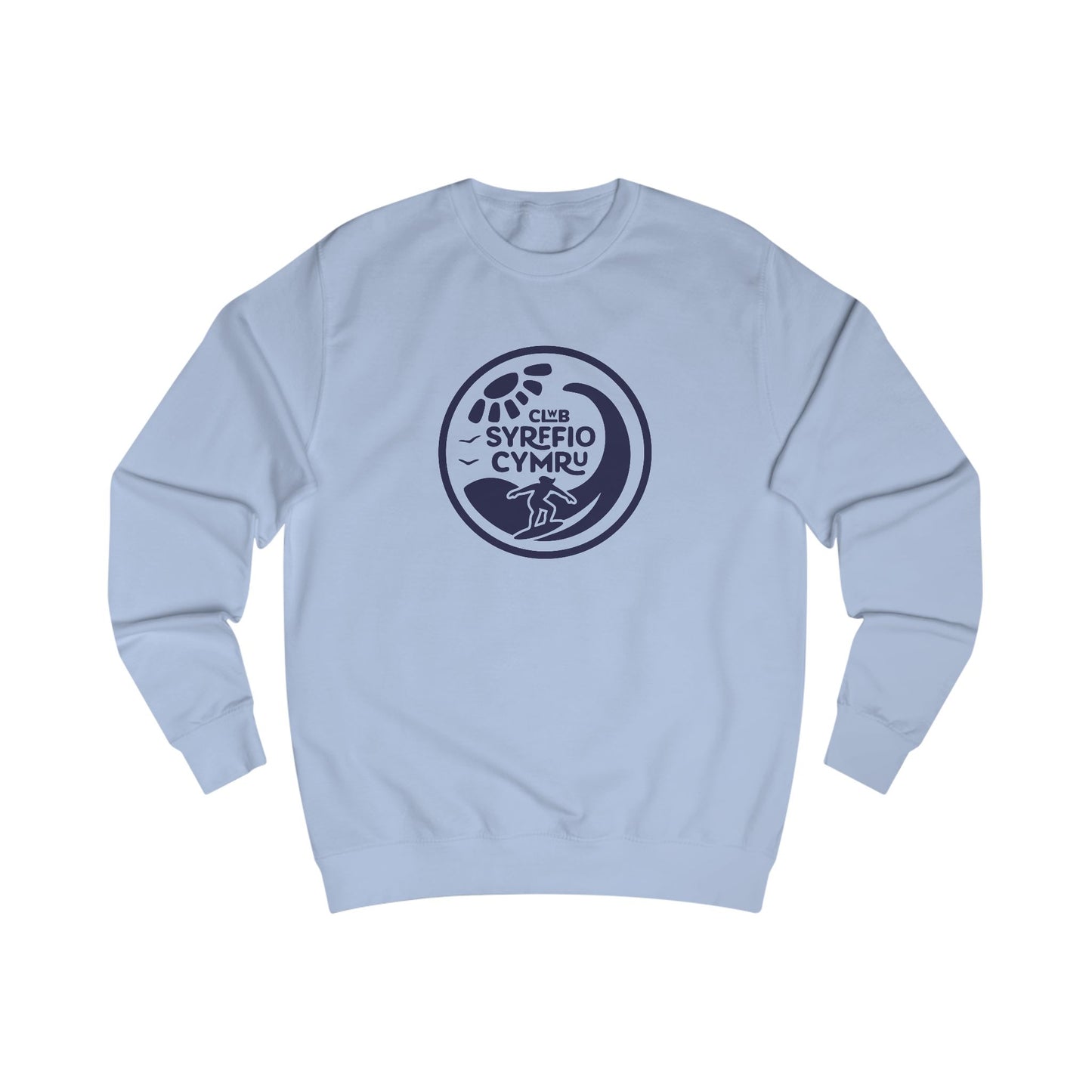 'Clwb Syrffio Cymru' Unisex Sweatshirt - Welsh Coastal Jumper
