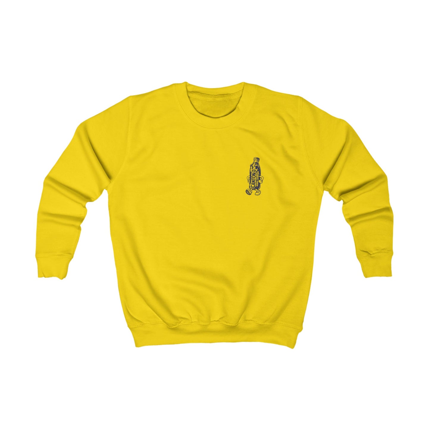 Kids Soda Pop Sweatshirt - Canton Soda Co Retro Drinks Jumper (Double Sided)