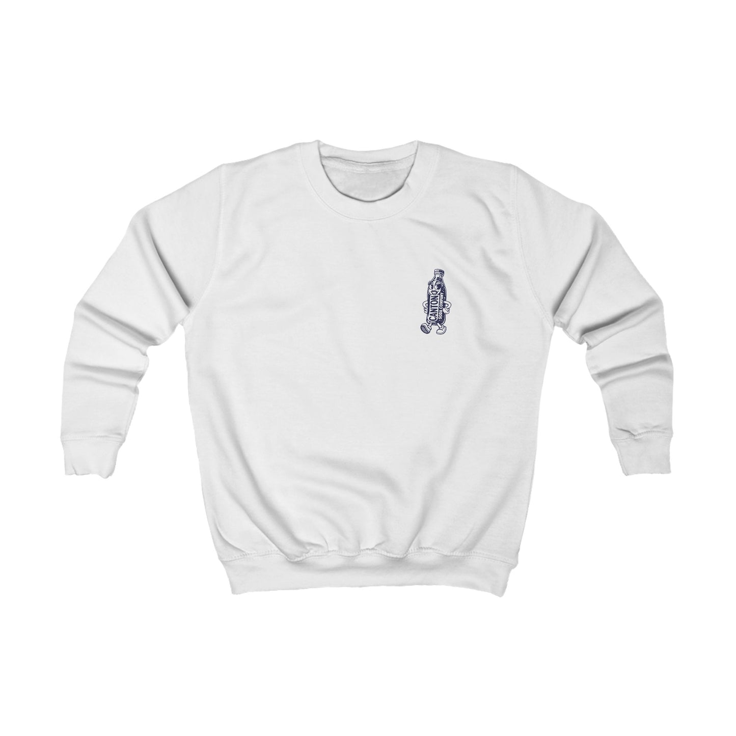 Kids Soda Pop Sweatshirt - Canton Soda Co Retro Drinks Jumper (Double Sided)