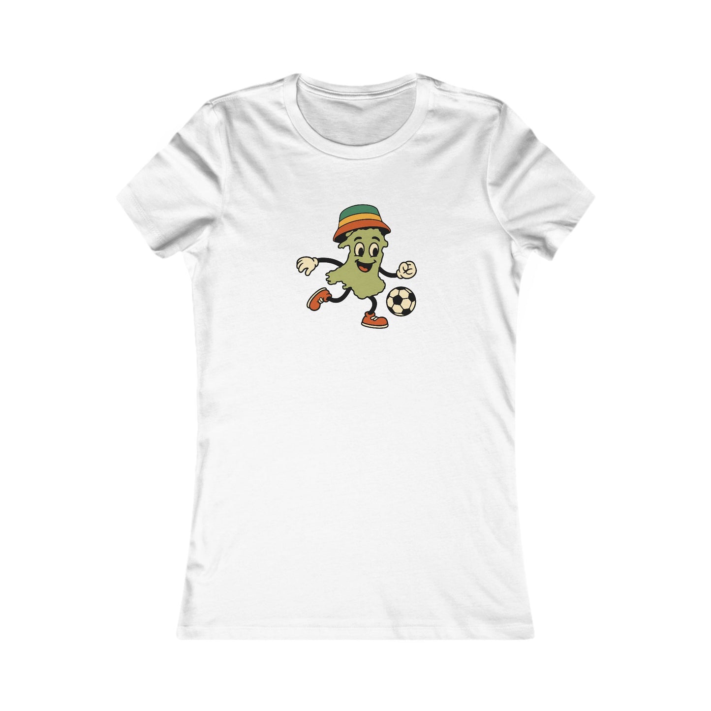 Women's Welsh Football Map T-Shirt