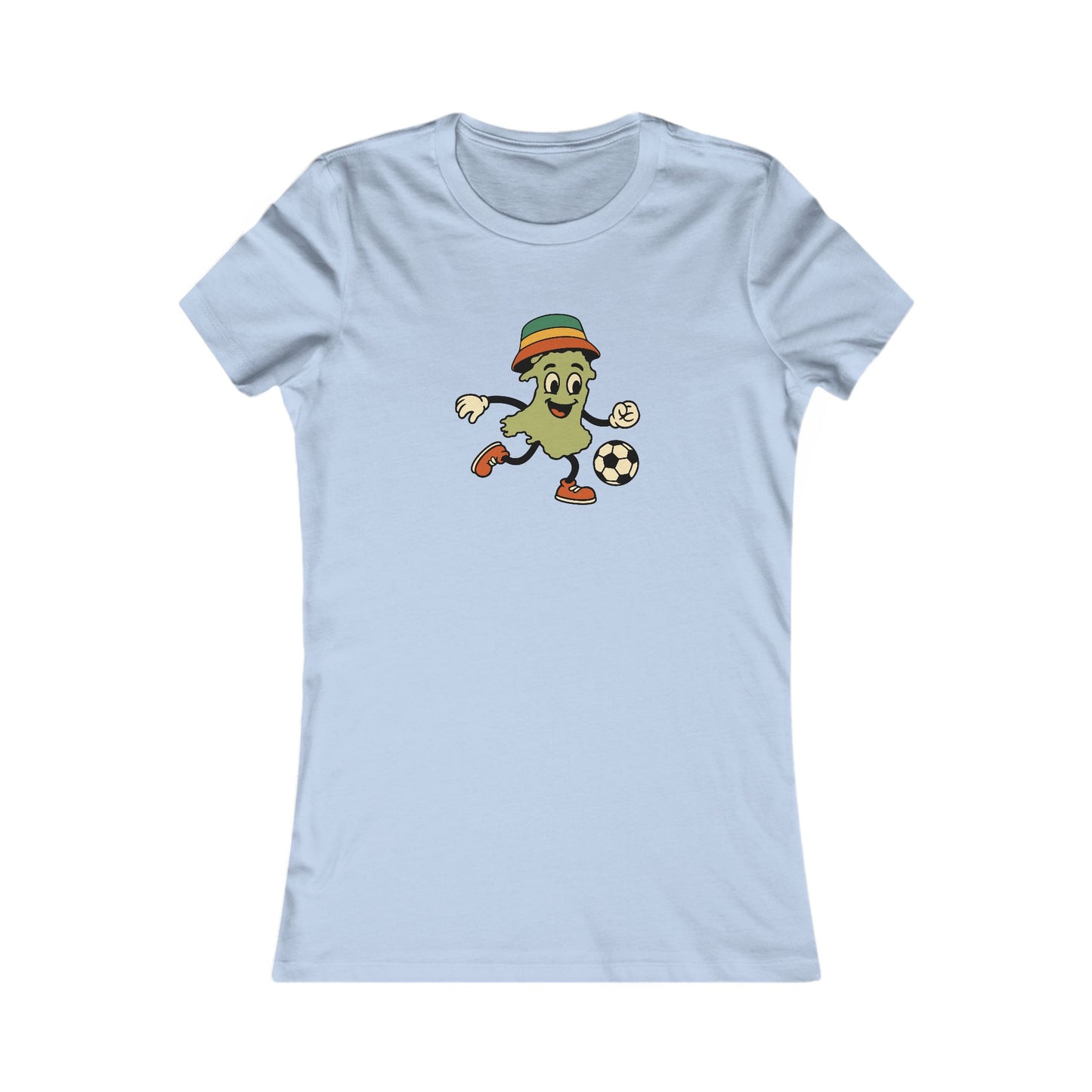Women's Welsh Football Map T-Shirt