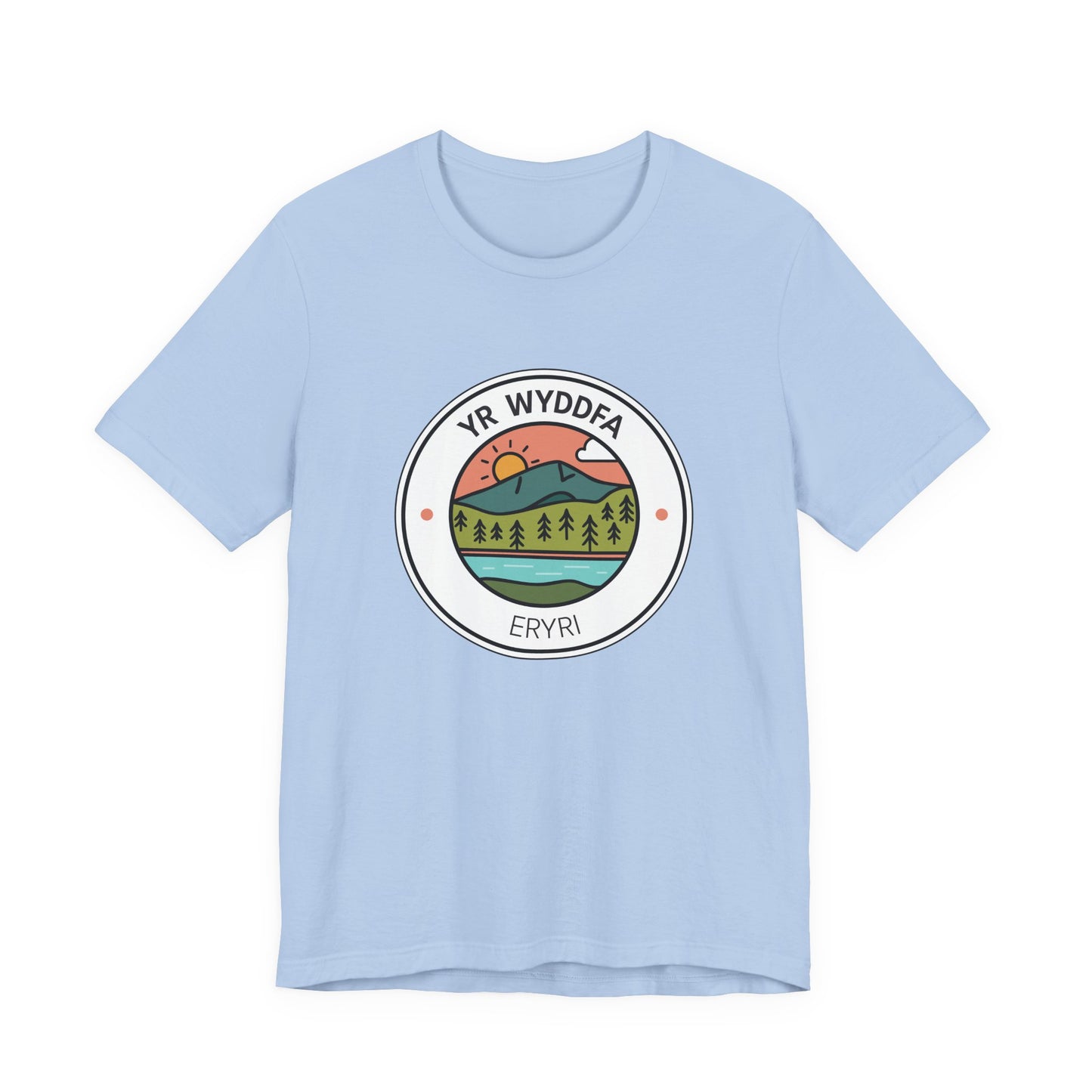'Yr Wyddfa' T-Shirt (Unisex) - Eryri Scenic Crest