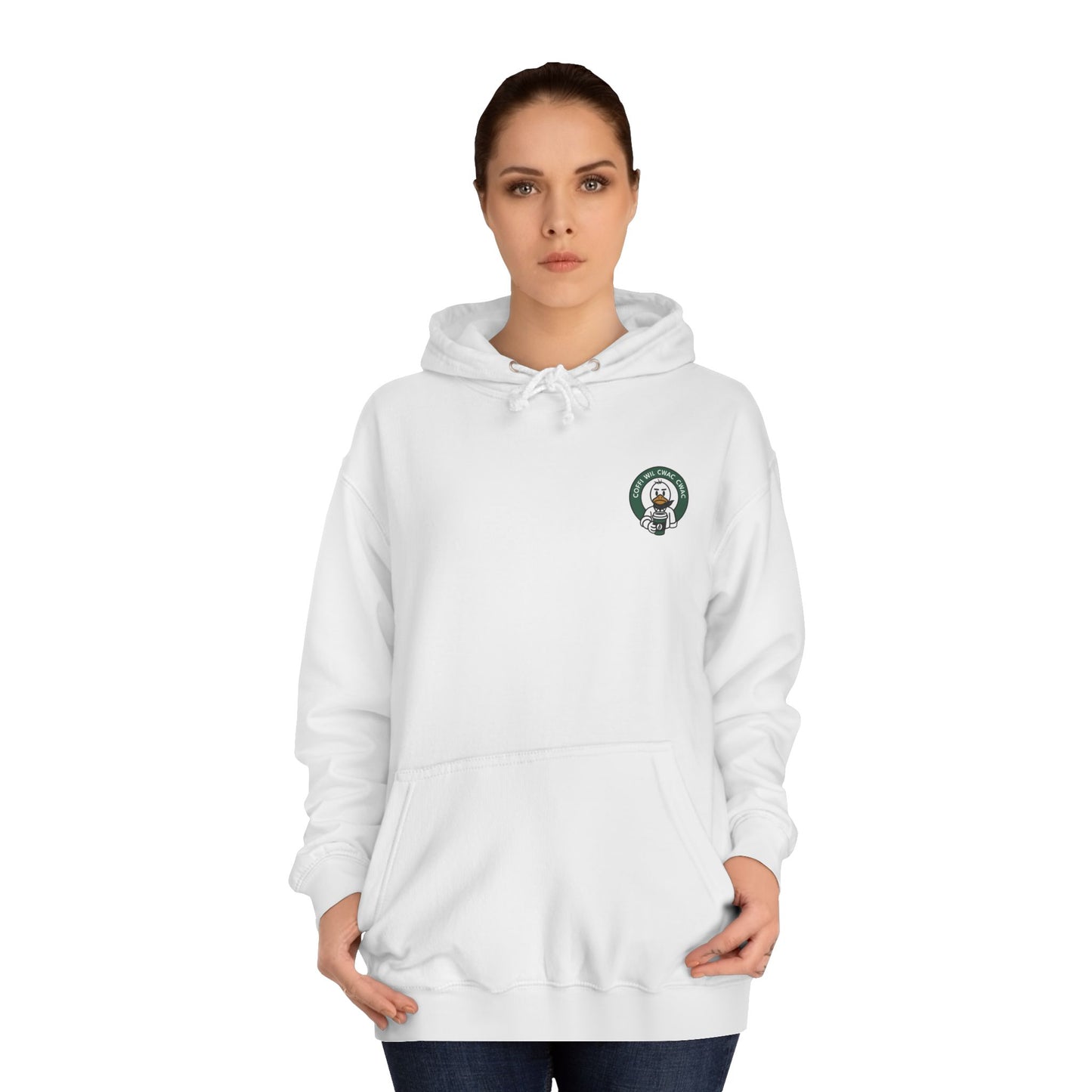 'Coffi Wil Cwac Cwac' Retro Hoodie