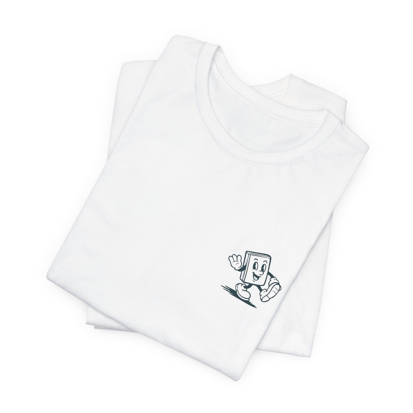 Hay-on-Wye Retro Book Double Sided T-Shirt (Unisex)