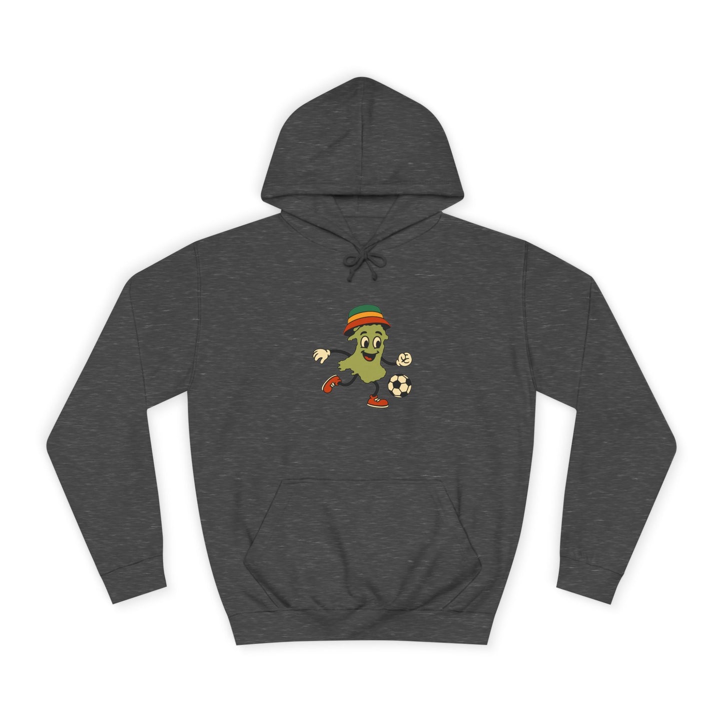 Retro Wales Map Football Hoodie (Unisex)