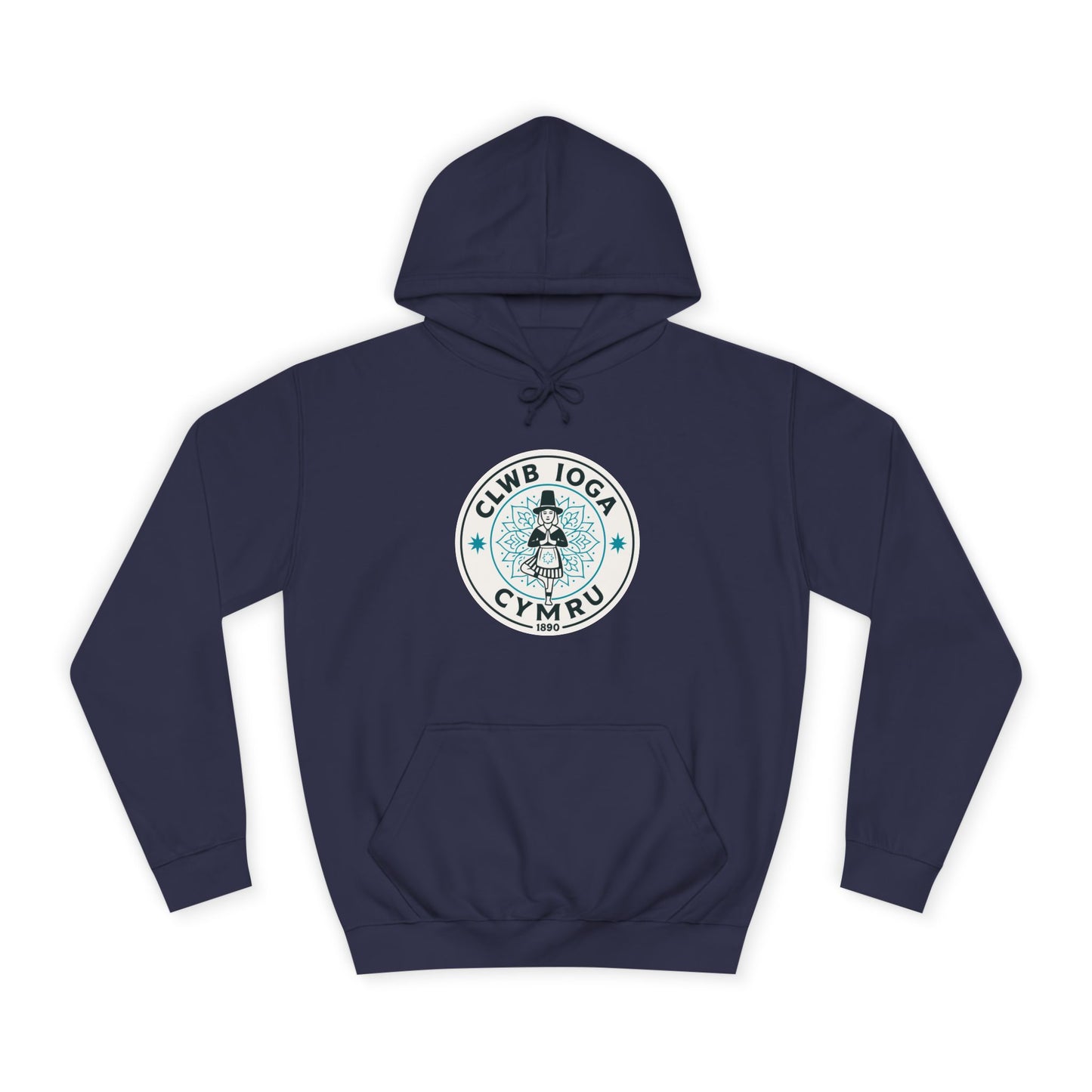 "Clwb Ioga Cymru" Vintage Unisex Hoodie