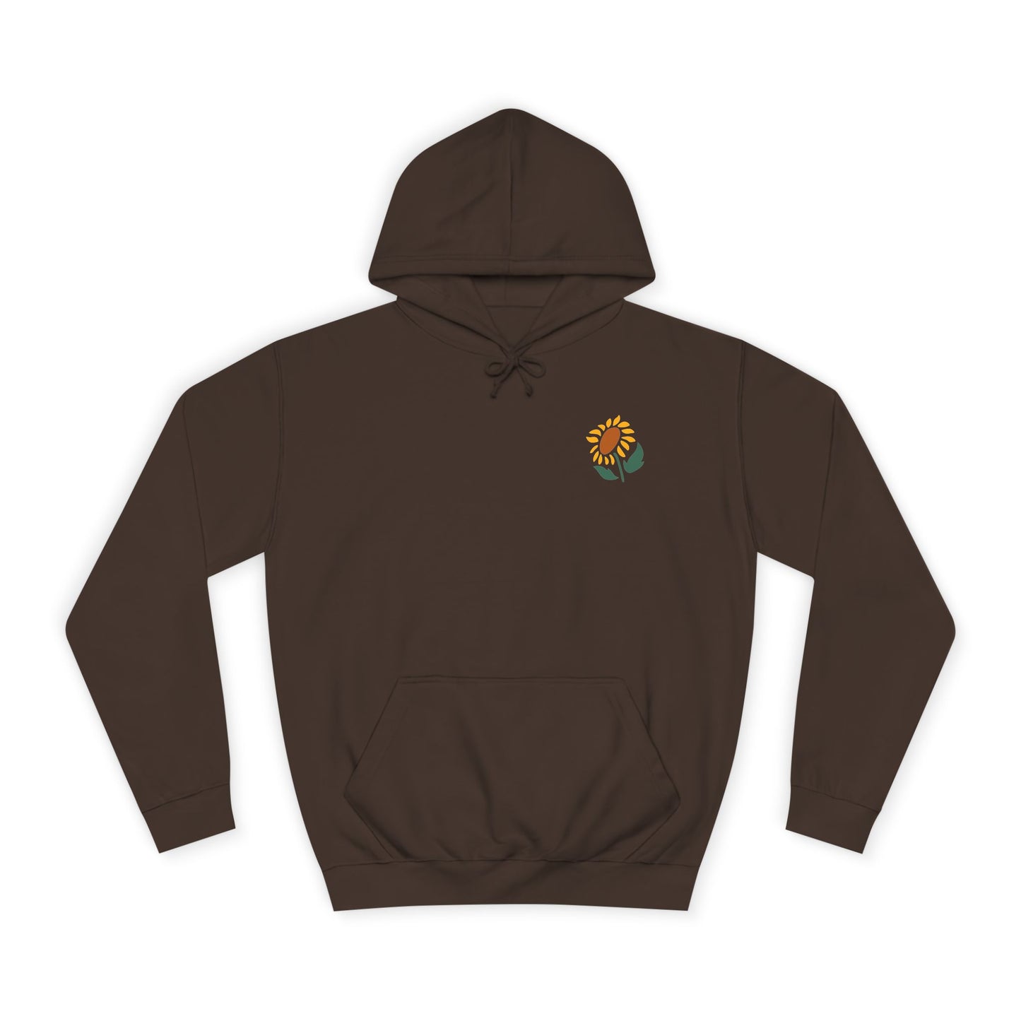 Retro Sunflower 'Blodau Haul' Unisex Hoodie (Double Sided)
