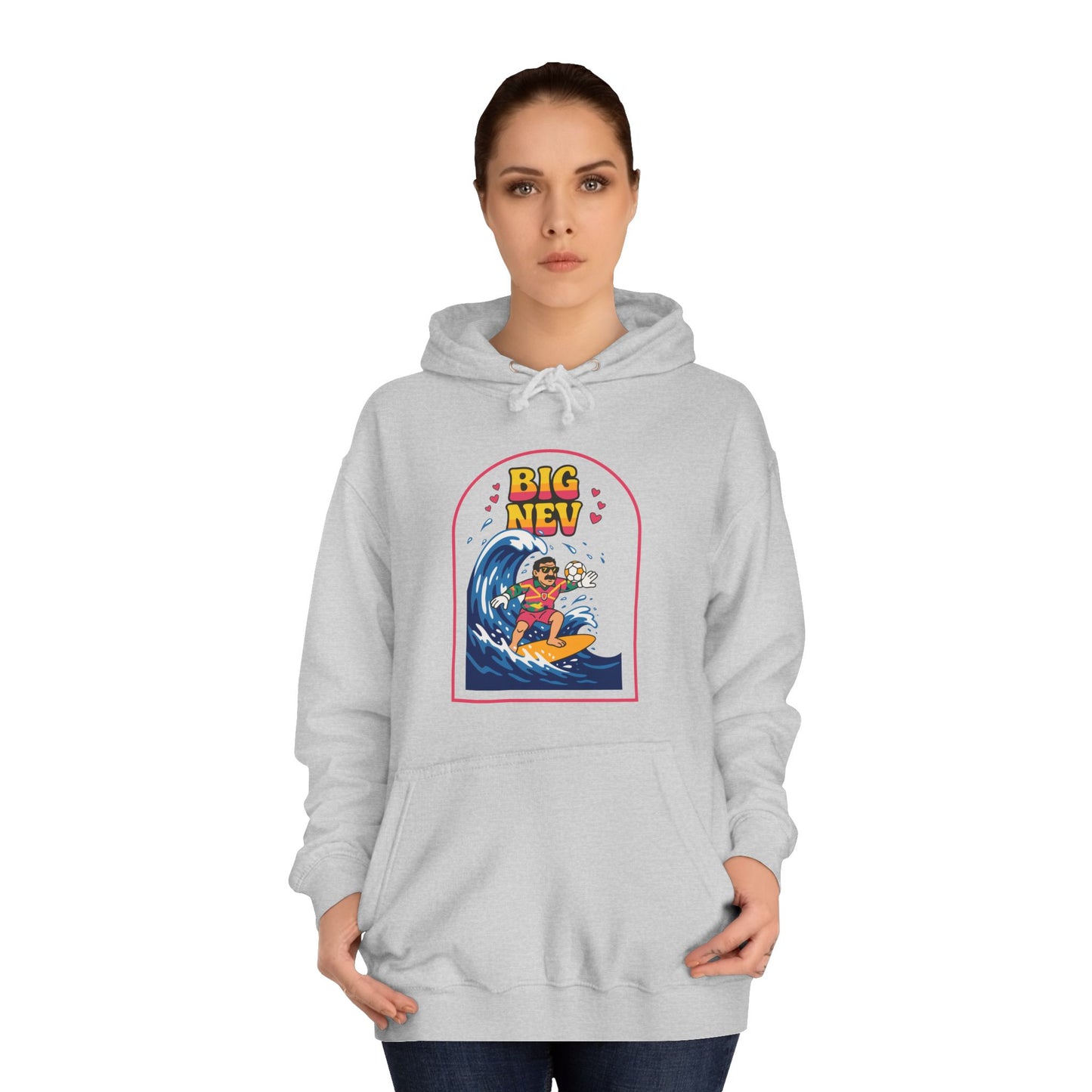 Neville Southall Retro Surfing  Hoodie (Unisex)