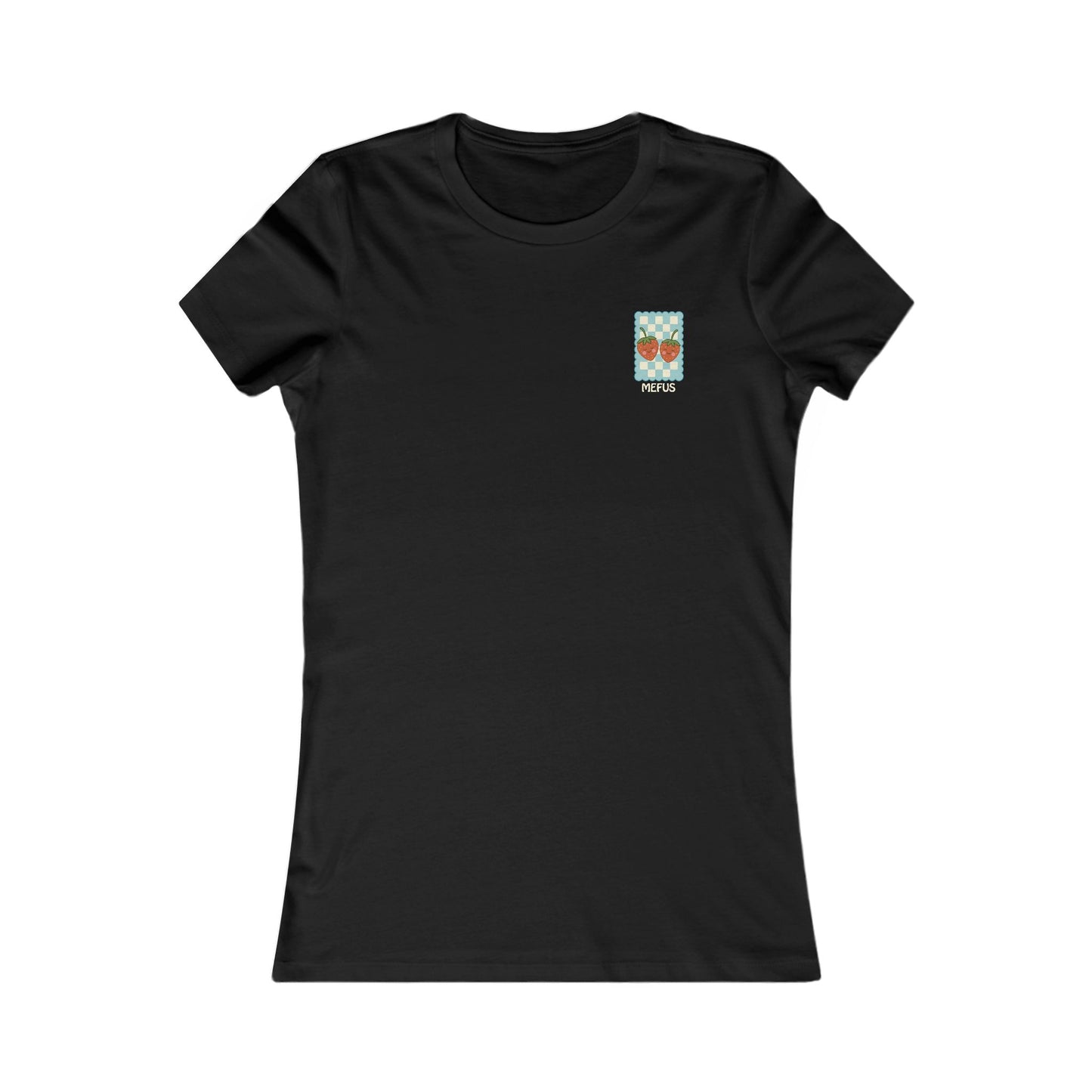 Women’s Vintage Strawberry Tee – 'Mefys'