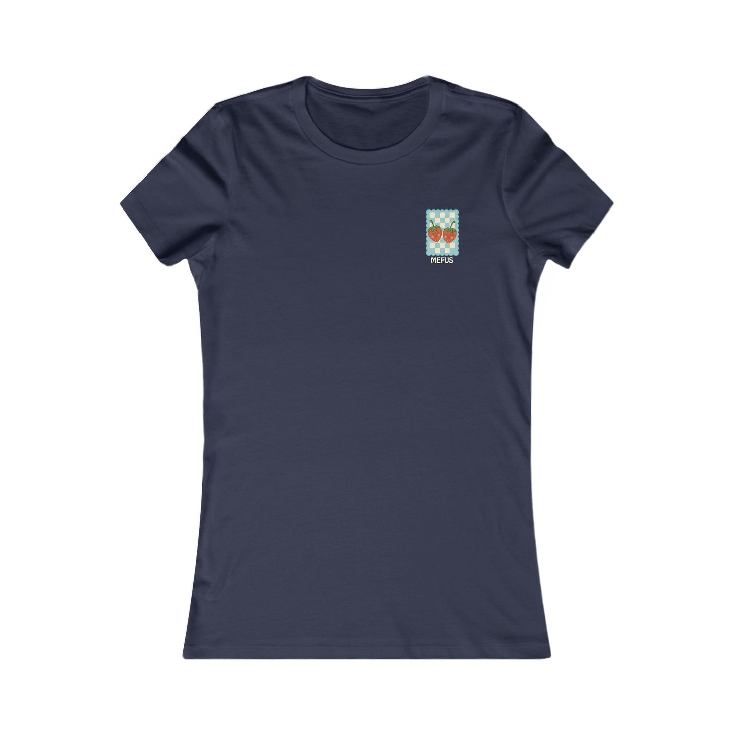 Women’s Vintage Strawberry Tee – 'Mefys'