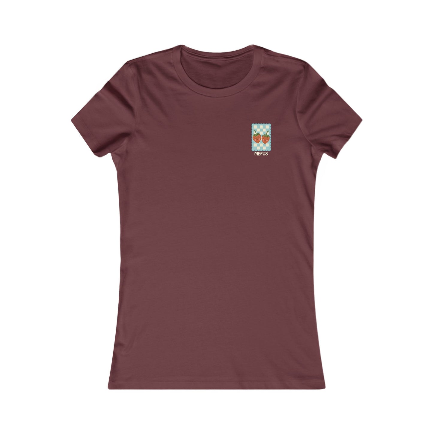 Women’s Vintage Strawberry Tee – 'Mefys'