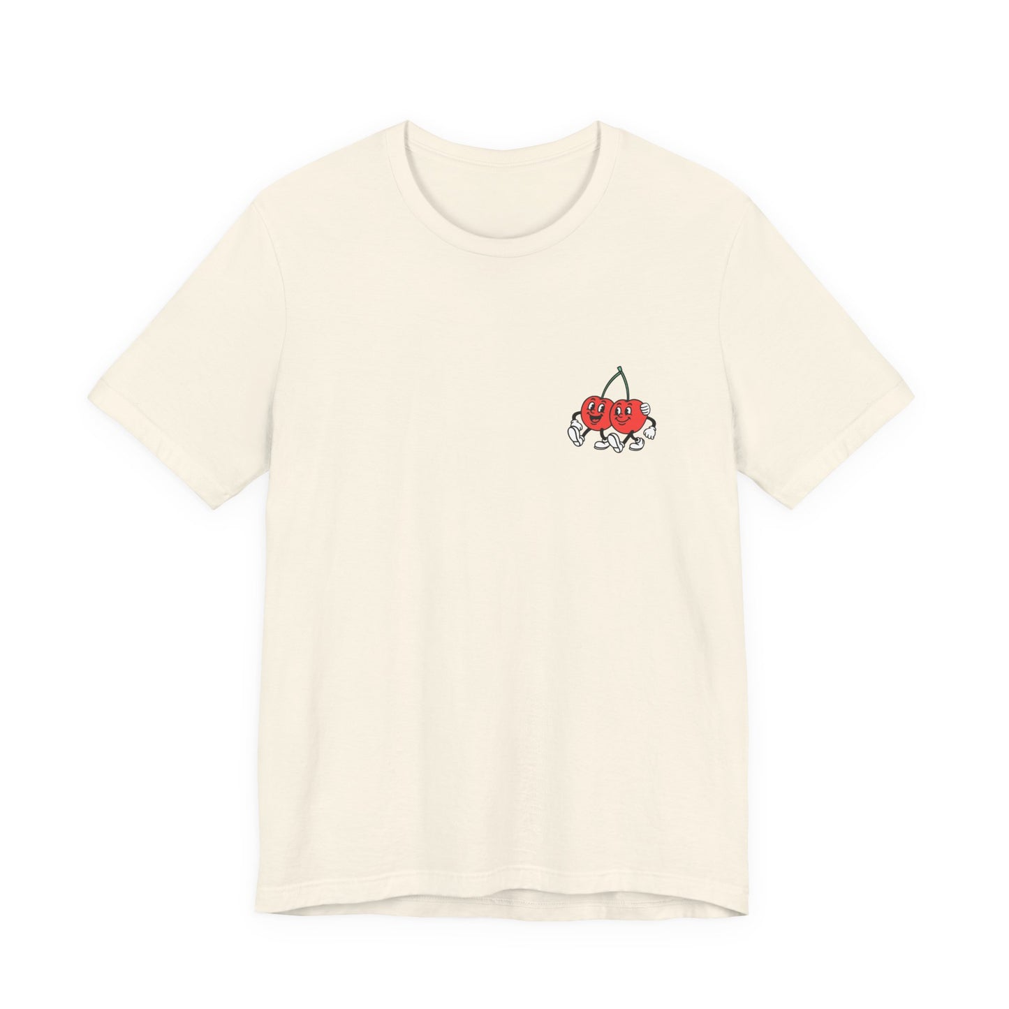 'Ceirios Trelew' Retro Cherries Patagonia Graphic Unisex Tee (Double Sided)