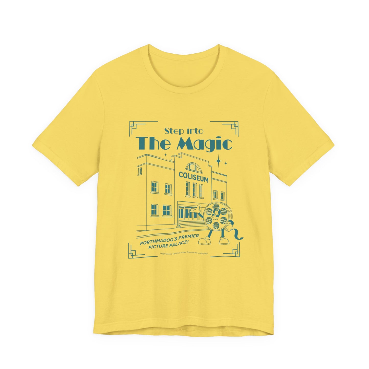 Retro Porthmadog Cinema T-Shirt (Unisex) - Vintage Coliseum Tee