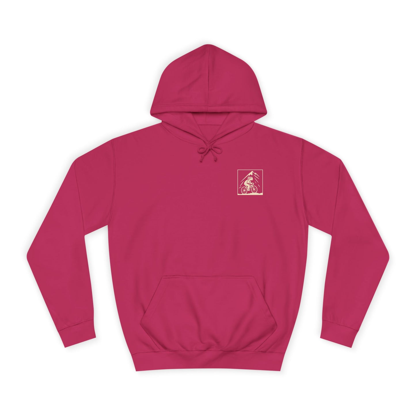 North Wales Cycling Unisex Hoodie -  'Barod Am y Daith' (Double Sided)