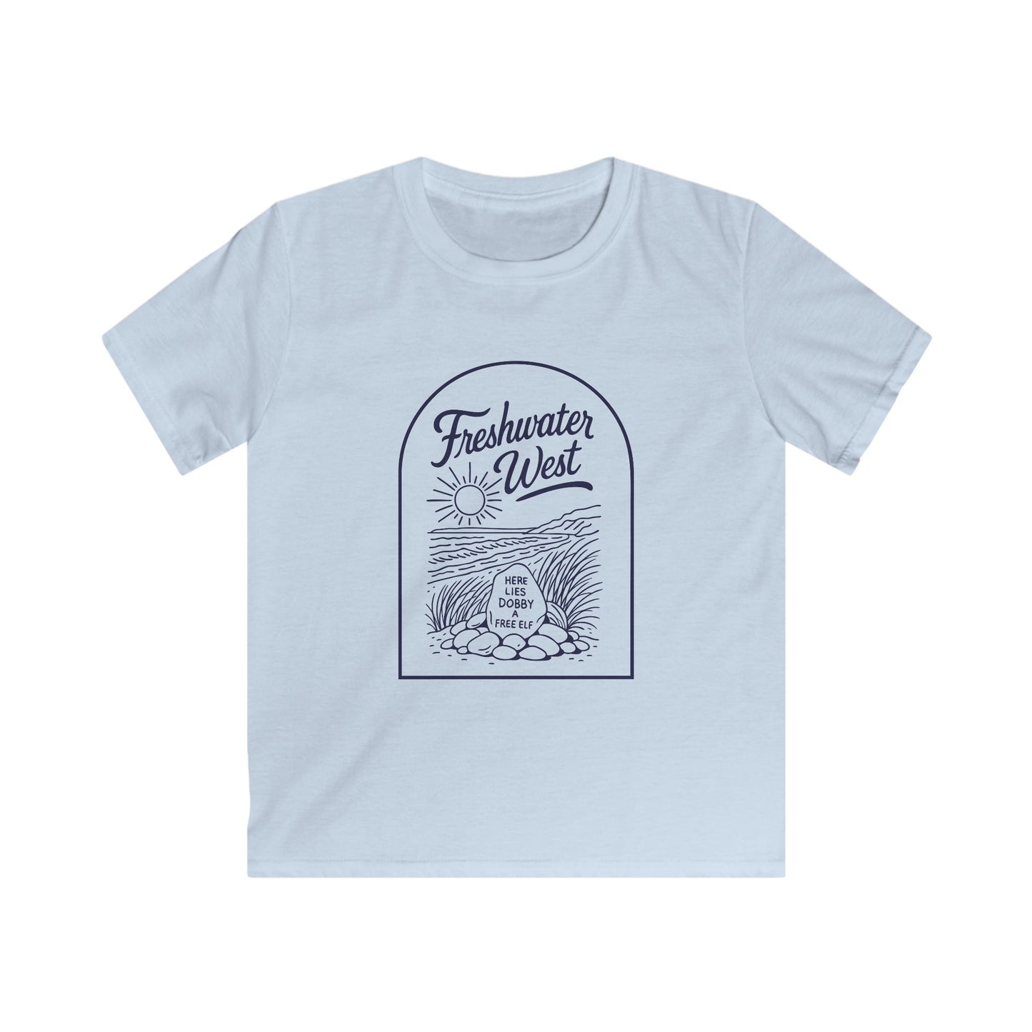 Freshwater West Kids Beach T-shirt - Harry Potter - Dobby's Grave Location