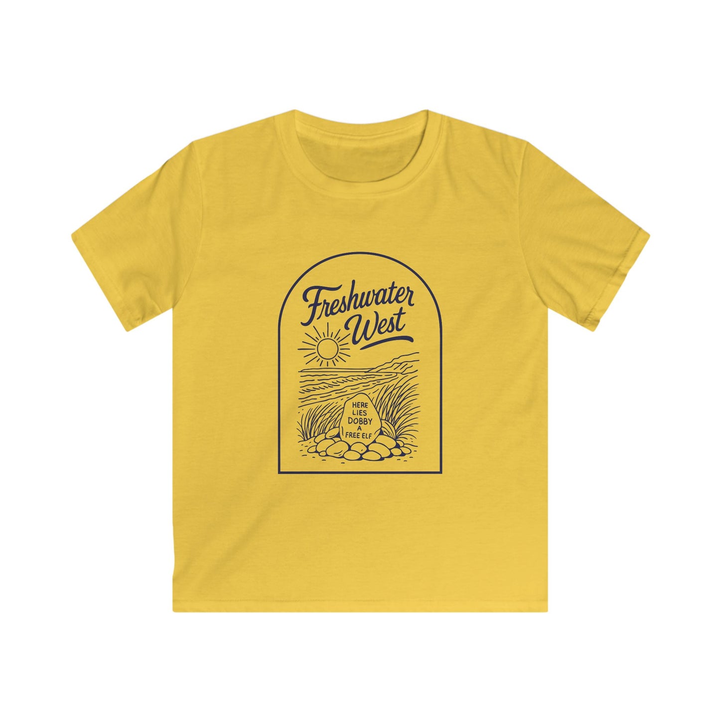 Freshwater West Kids Beach T-shirt - Harry Potter - Dobby's Grave Location