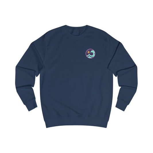 Tonnau Mawr Wave Sweatshirt - Welsh Surf Unisex Crewneck (Double Sided)