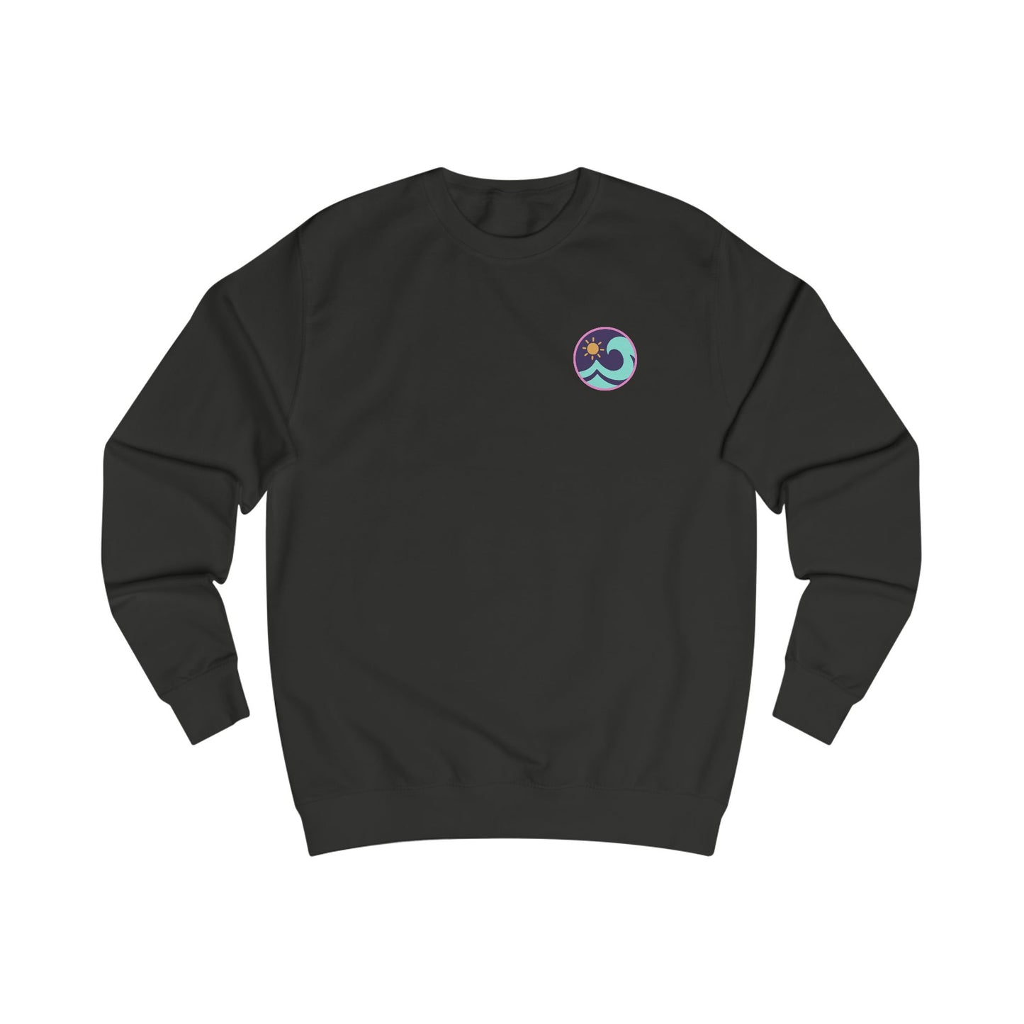 Tonnau Mawr Wave Sweatshirt - Welsh Surf Unisex Crewneck (Double Sided)