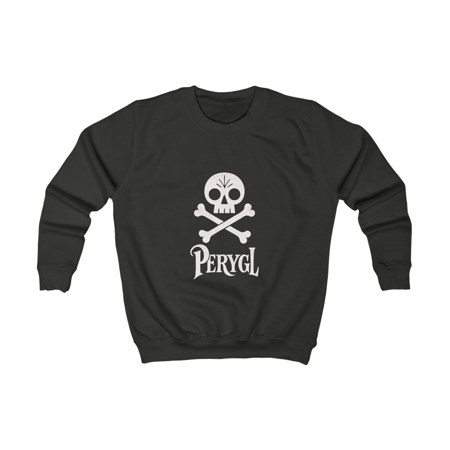 Kids Welsh Pirate Jumper - "Perygl" -  Skull & Crossbones