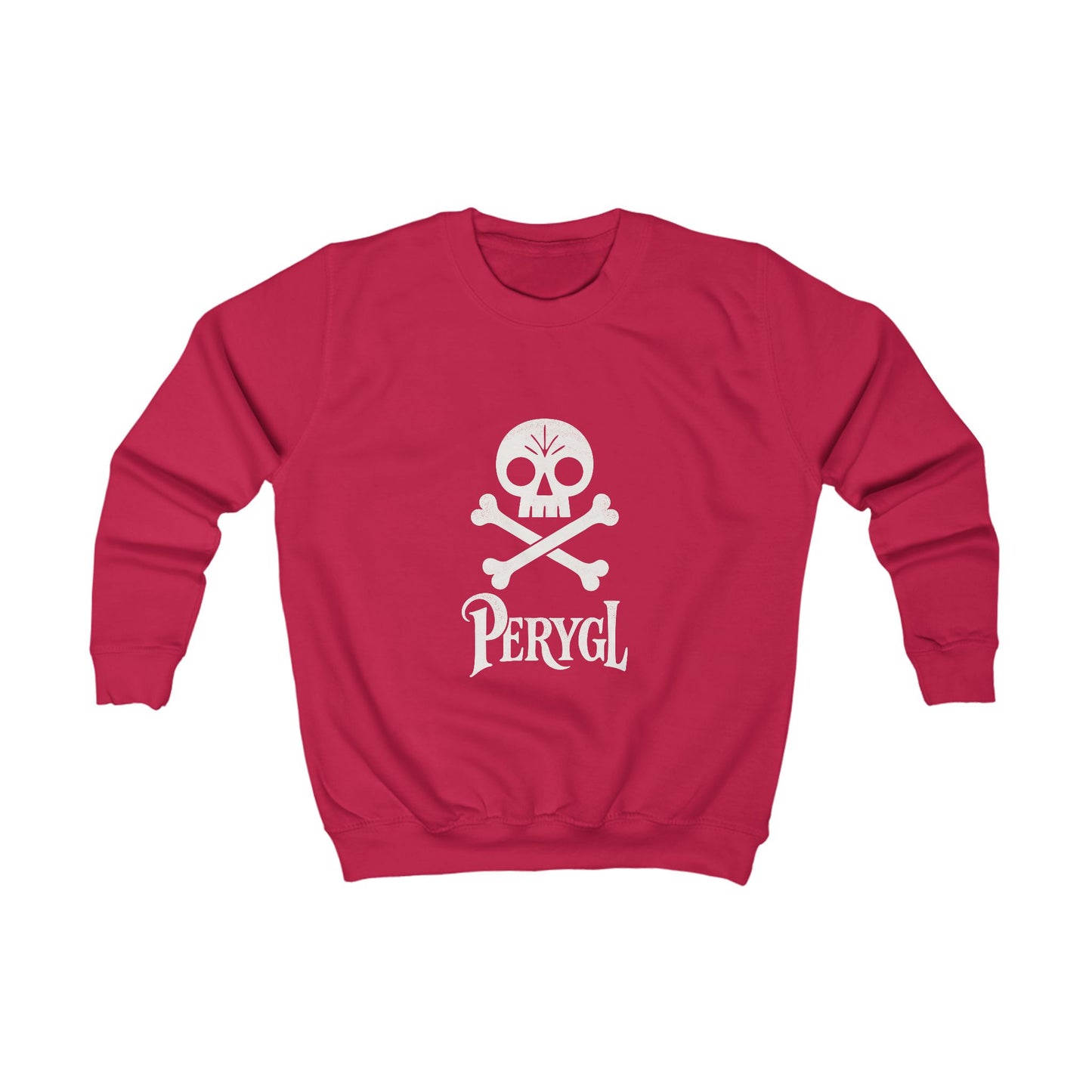 Kids Welsh Pirate Jumper - "Perygl" -  Skull & Crossbones