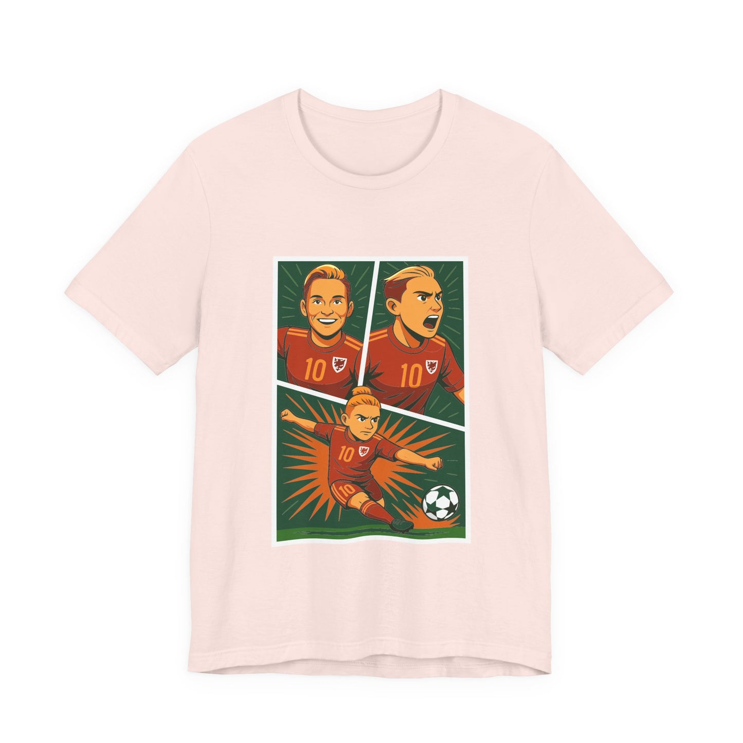Jess Fishlock — Welsh Football Anime Inspired Graphic T-Shirt (Unisex)