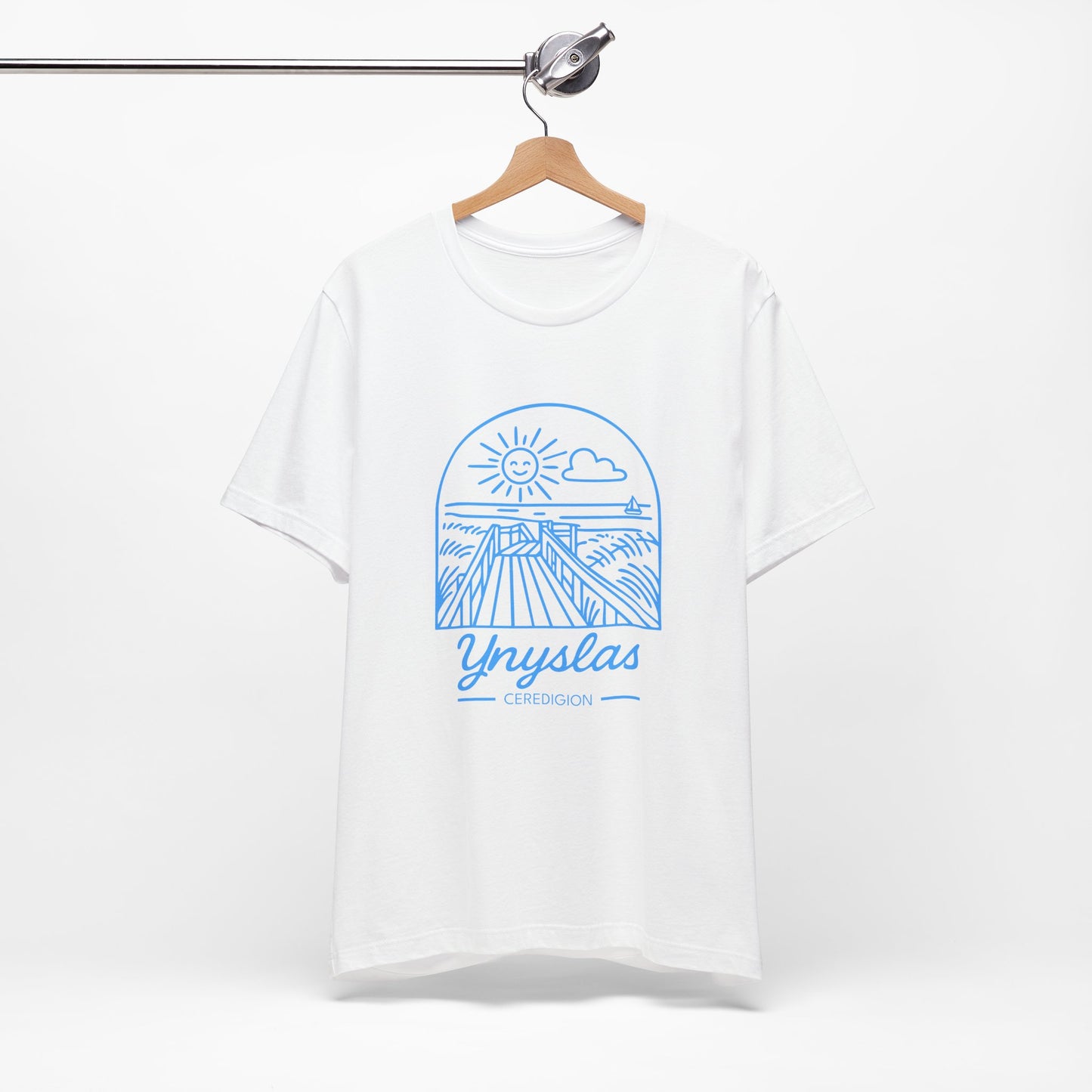 Ynyslas Graphic Tee -  Ceredigion Coastal Sunset T‑Shirt (Unisex)