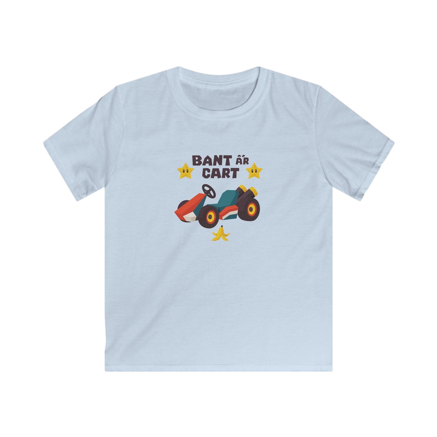 Video Game Inspired Welsh Kids T-Shirt - 'Bant är Cart'