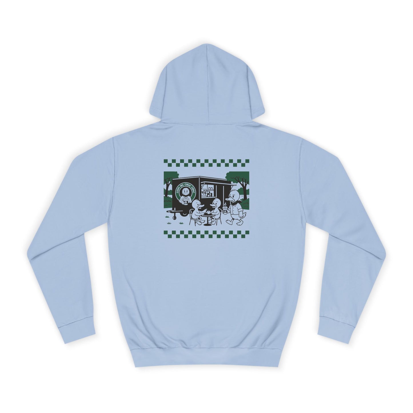 'Coffi Wil Cwac Cwac' Retro Hoodie