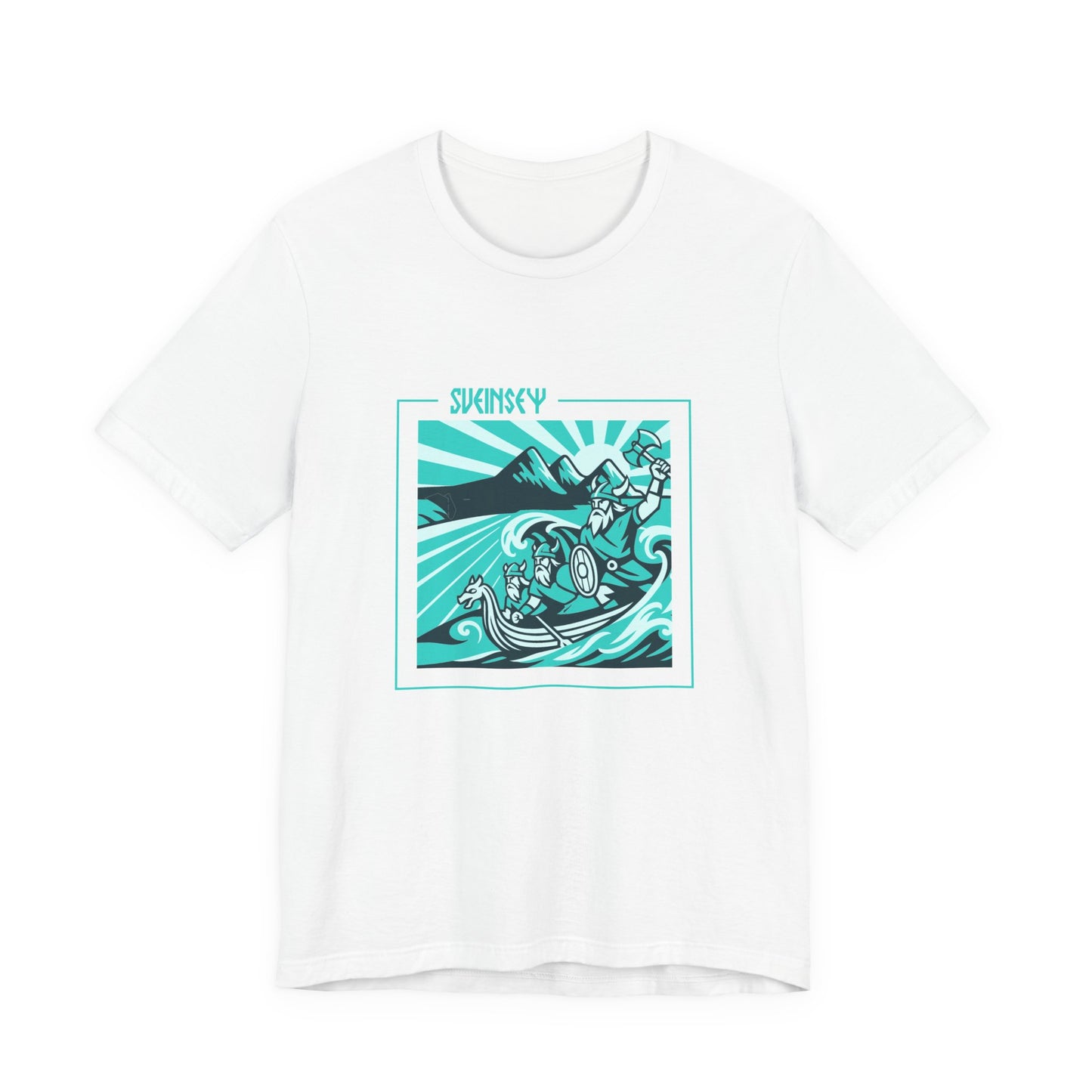 Sveinsey Viking Graphic Tee - Three Cliffs Swansea T-Shirt
