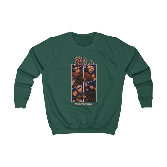 Kids "Merched Beca" Anime Crewneck (Rebecca Riots)