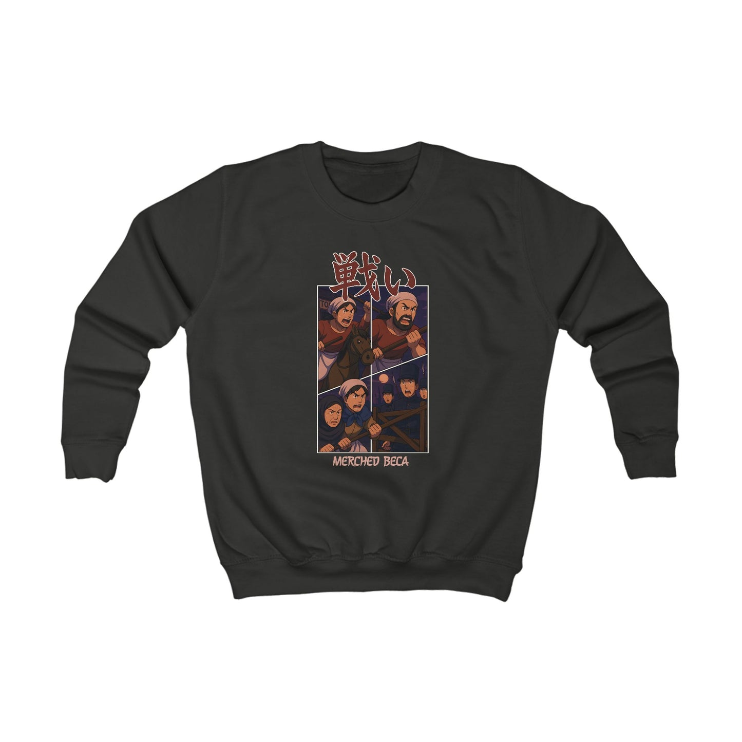 Kids "Merched Beca" Anime Crewneck (Rebecca Riots)
