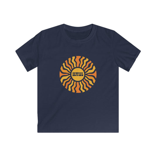 Kids Retro Orange Sunburst T-Shirt - "Haul"