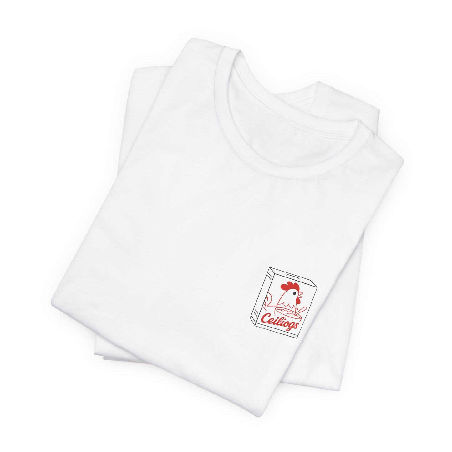 Ceiliogs Vintage Cereal Unisex T-shirt (Double Sided)