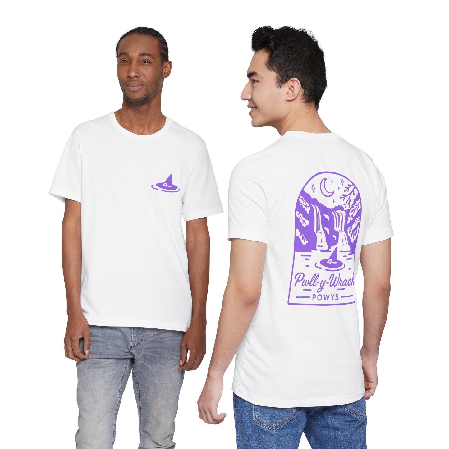 Pwll-Y-Wrach Waterfall Tee (Unisex) - Double Sided