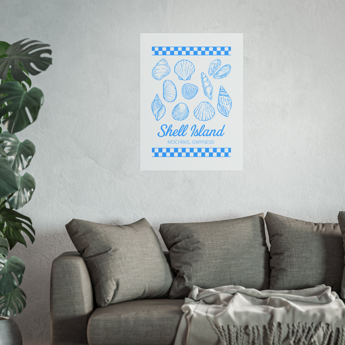 Shell Island Fine Art Poster - Coastal Beach Print (Mochras, Gwynedd)