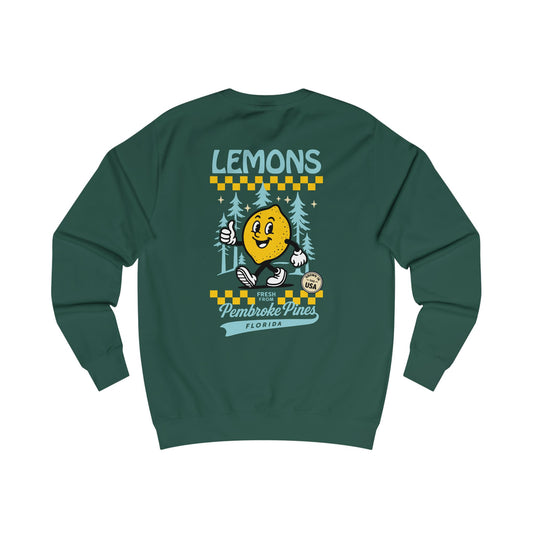 Retro Lemons Jumper - Pembroke Pines Unisex Sweatshirt (Double Sided)