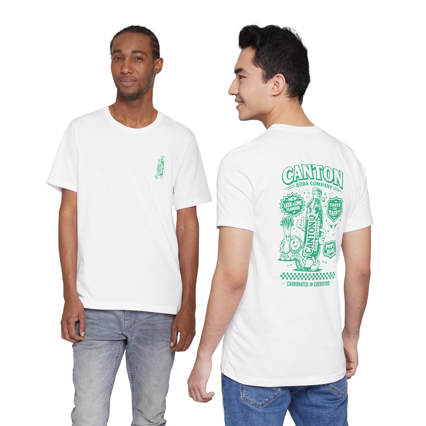 Canton Soda Company Retro Fizzy Drinks T-Shirt (Unisex) - Double Sided