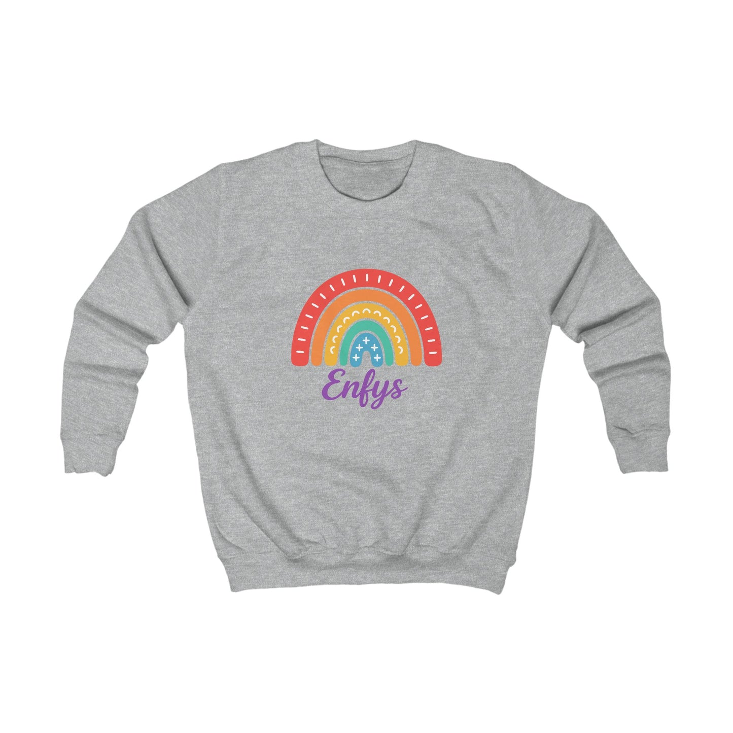 Kids Welsh Rainbow Jumper - 'Enfys'