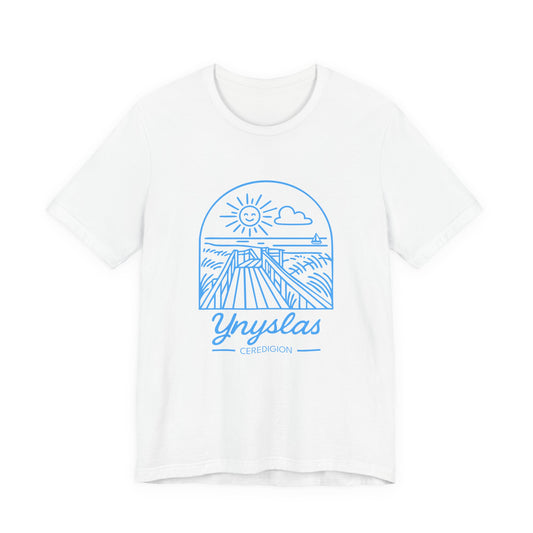 Ynyslas Graphic Tee -  Ceredigion Coastal Sunset T‑Shirt (Unisex)