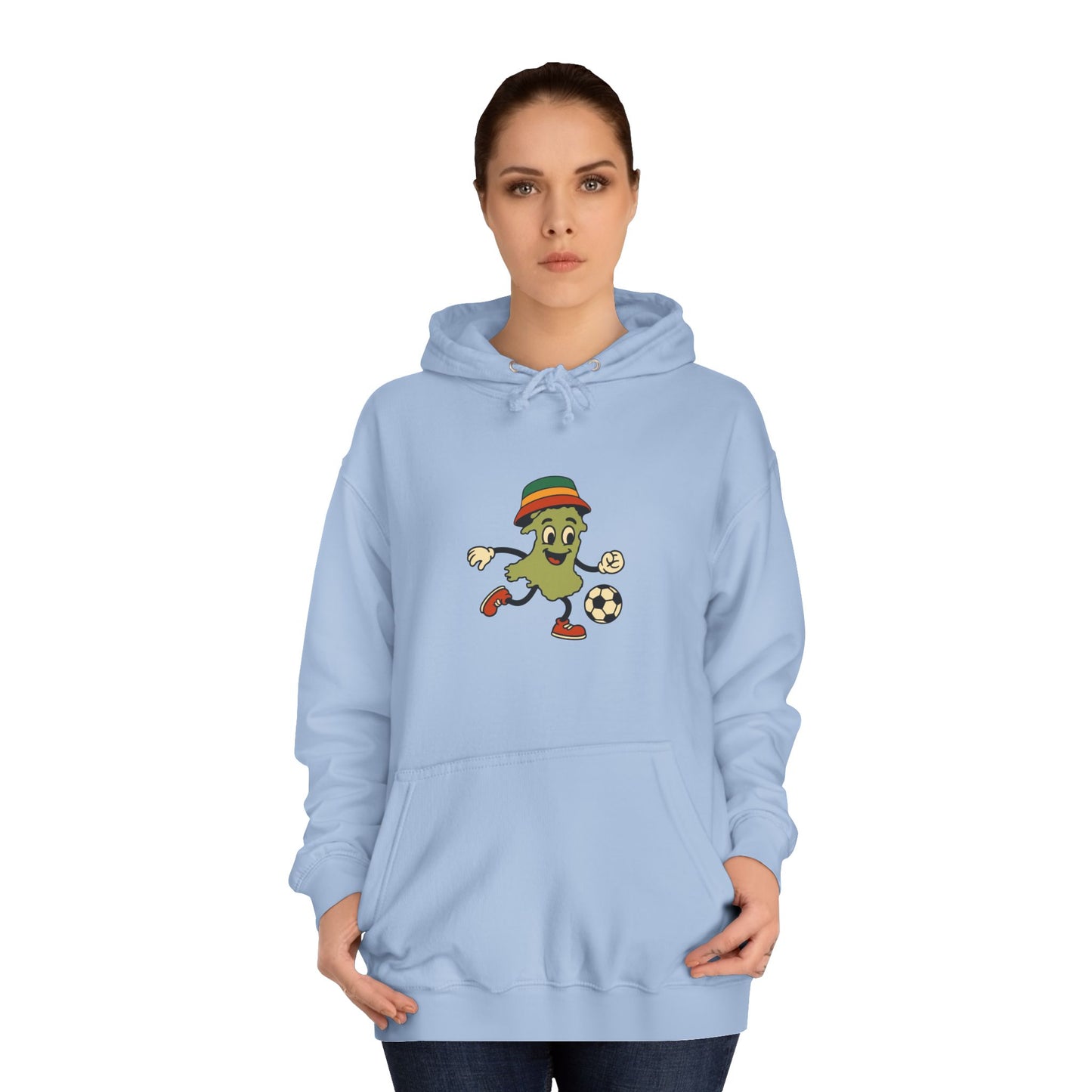 Retro Wales Map Football Hoodie (Unisex)