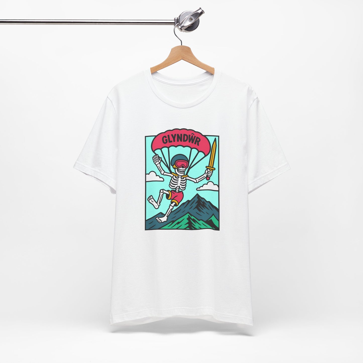 Skeleton Glyndŵr Parachute T-Shirt (Unisex)
